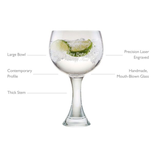 Personalised Manhattan Gin Glass
