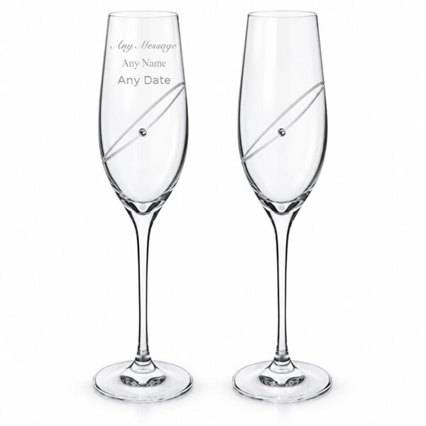 Dartington Celebration Champagne Flutes - Set of 2