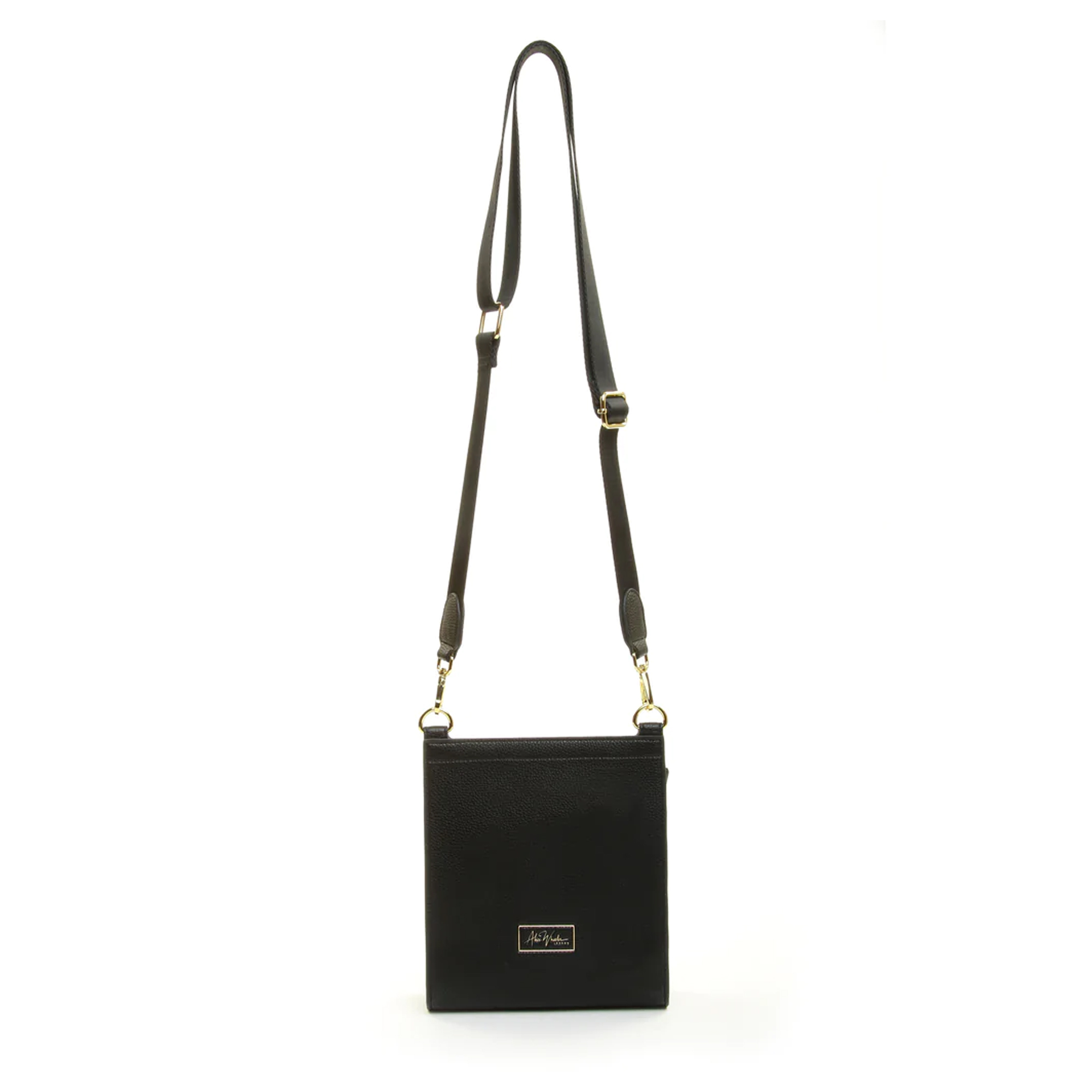 The Black Bloomsbury  British Leather Cross Body Bag – Charlotte Elizabeth