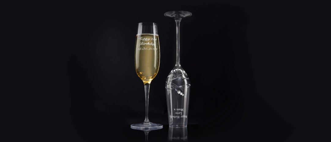 Category image for Personalised Champagne Glasses