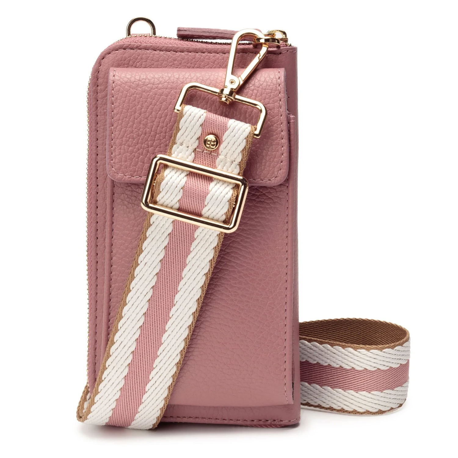 Rose Pink Personalised Saffiano Leather Phone Case with Contrasting Bu –  Willow of London