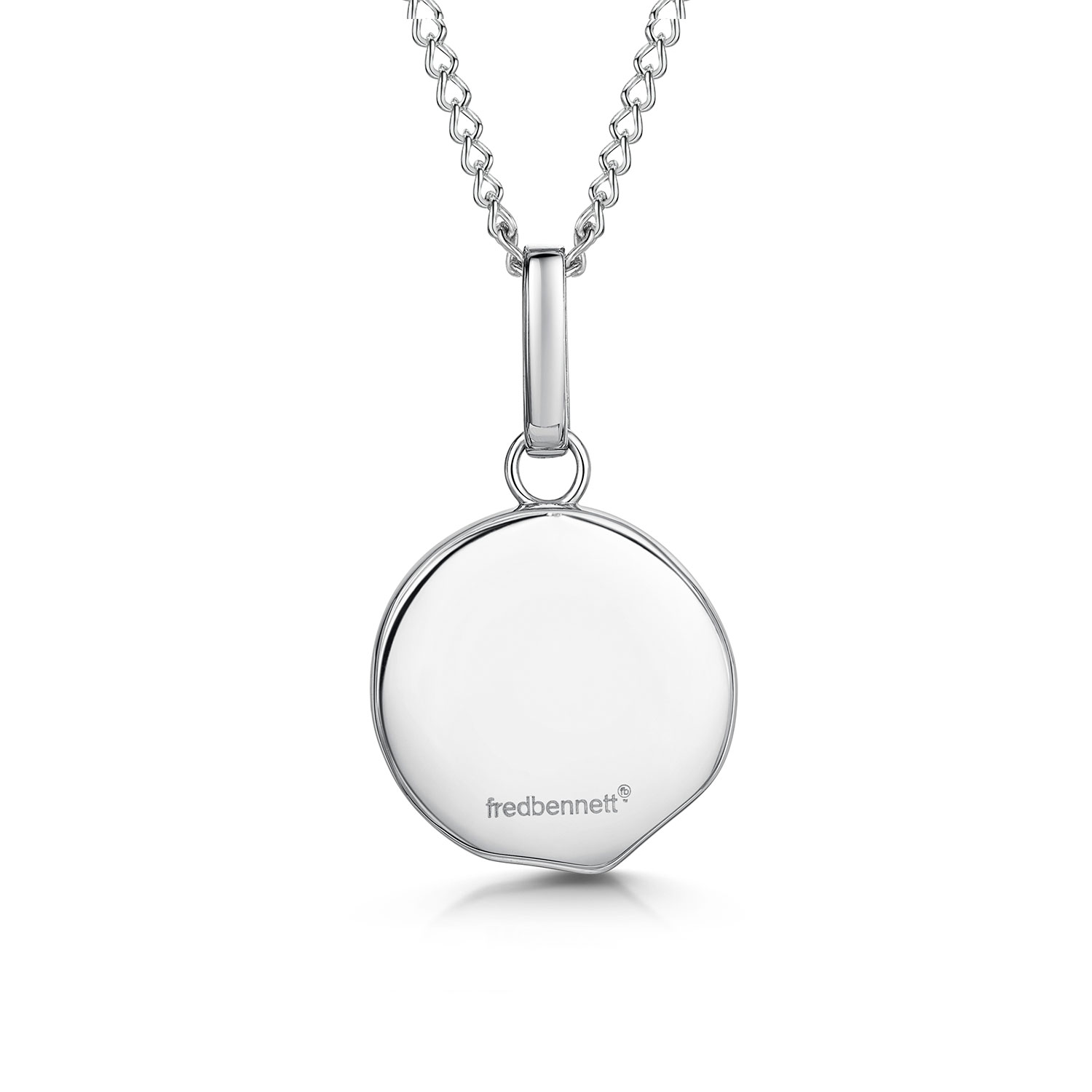 Stainless Steel Wax Seal Necklace Engravers Guild