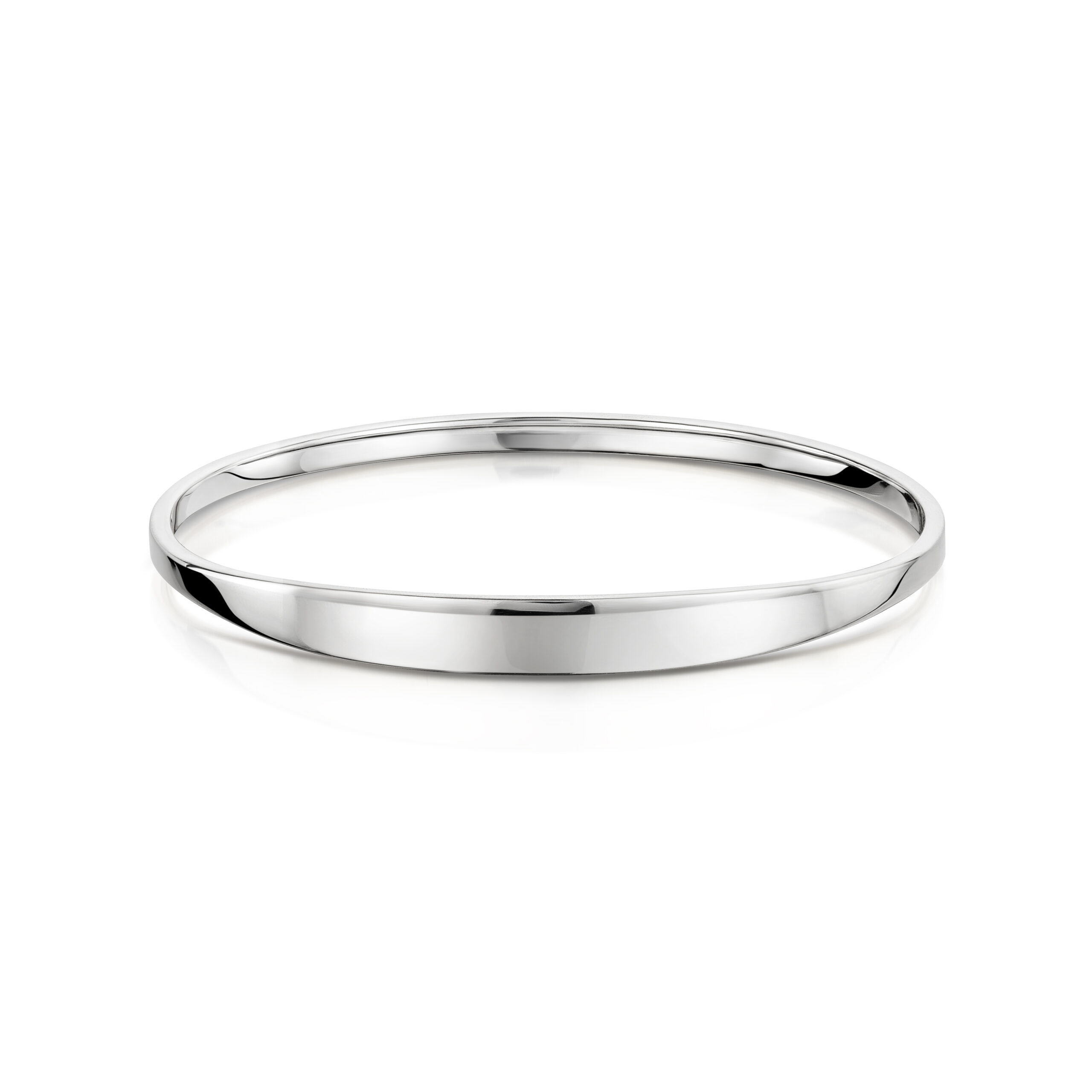 925 Sterling Silver Solid Baby ID Torque Bangle – Boys & Girls – FREE ENGRAVING – Size 5.5, Made In Italy
