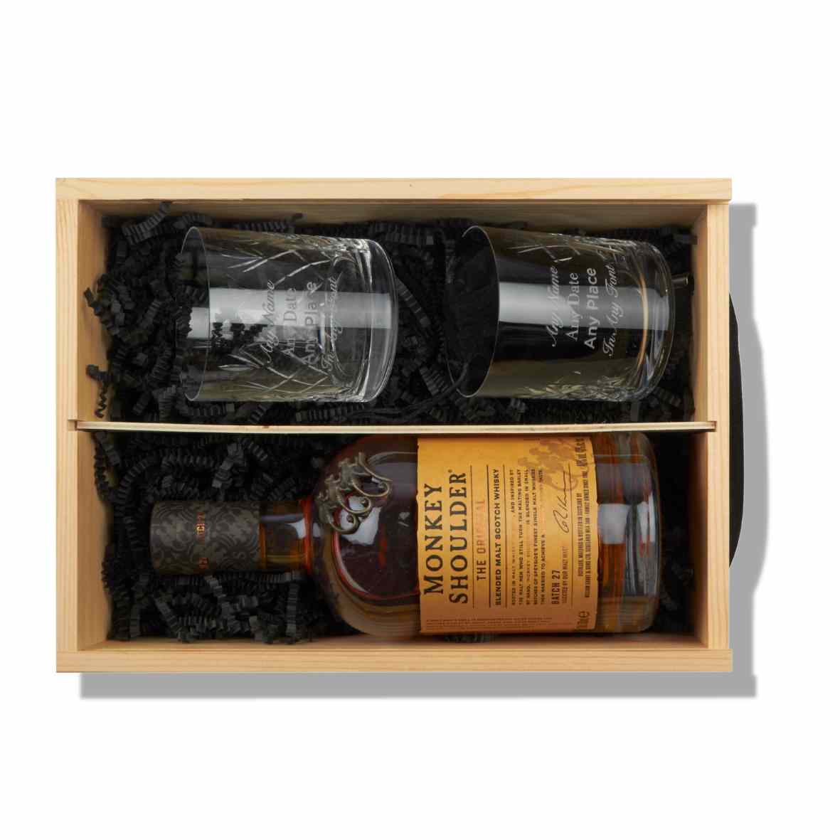 Whisky Hamper With Engraved Glasses Engravers Guild