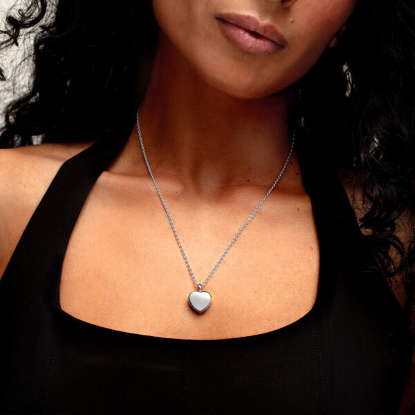 Small Heart Urn Ashes Necklace