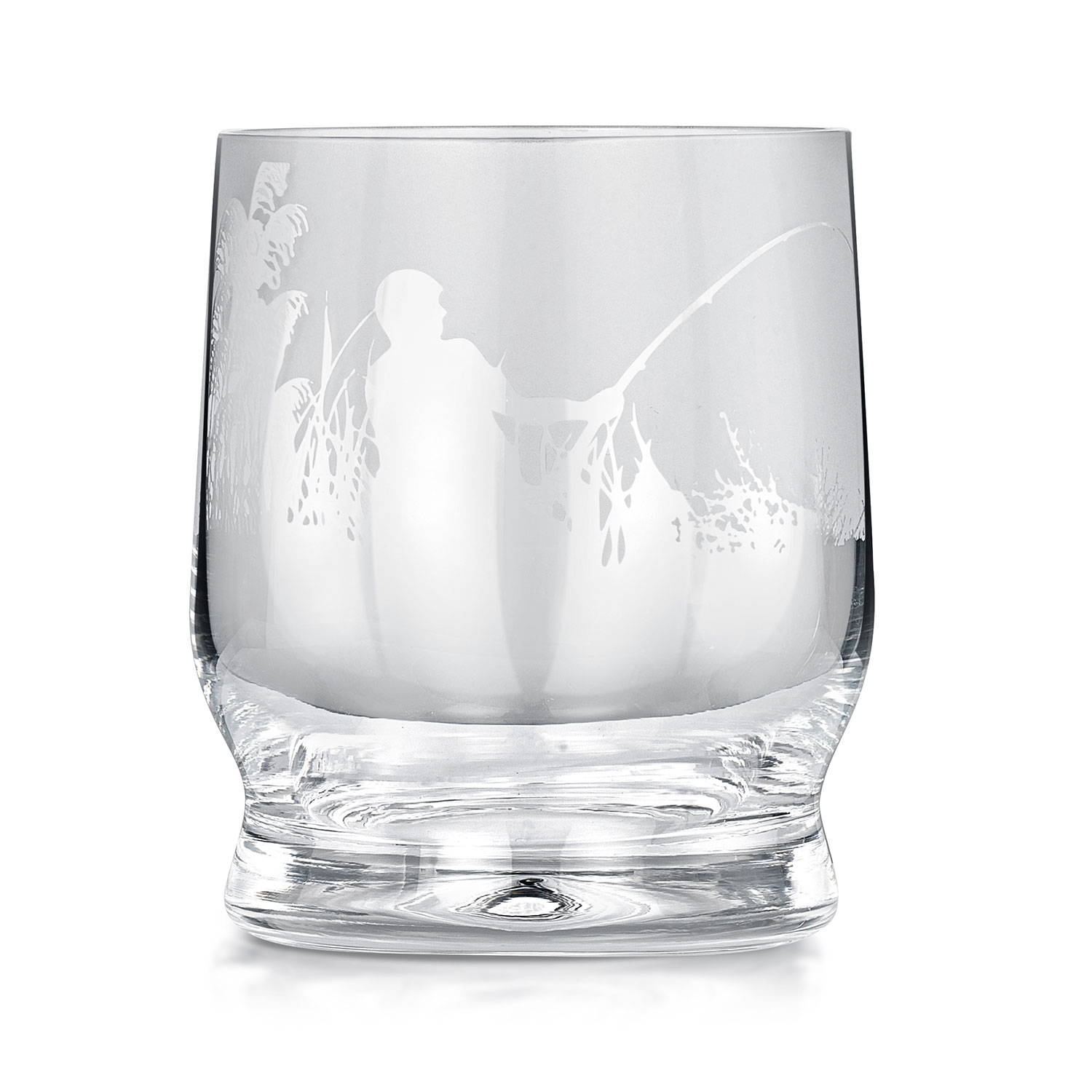 Personalised Dartington Fishing Whisky Glass