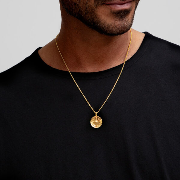 Compass Men's Necklace