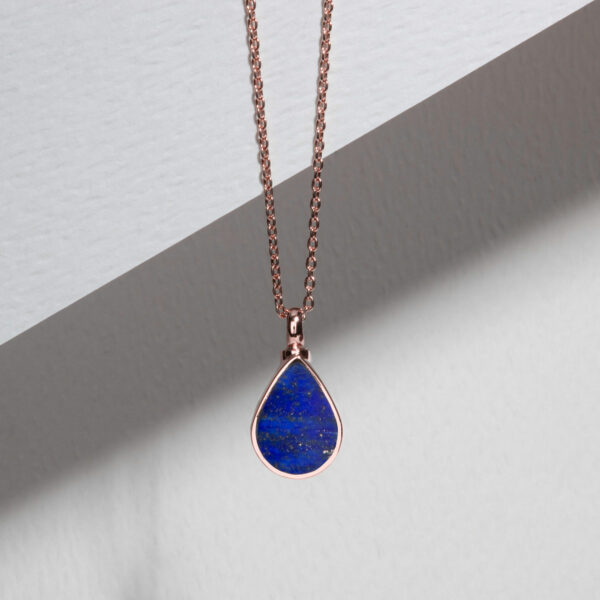 Teardrop-Lapis-Ashes-Urn-Necklace-Lifestyle-Rose