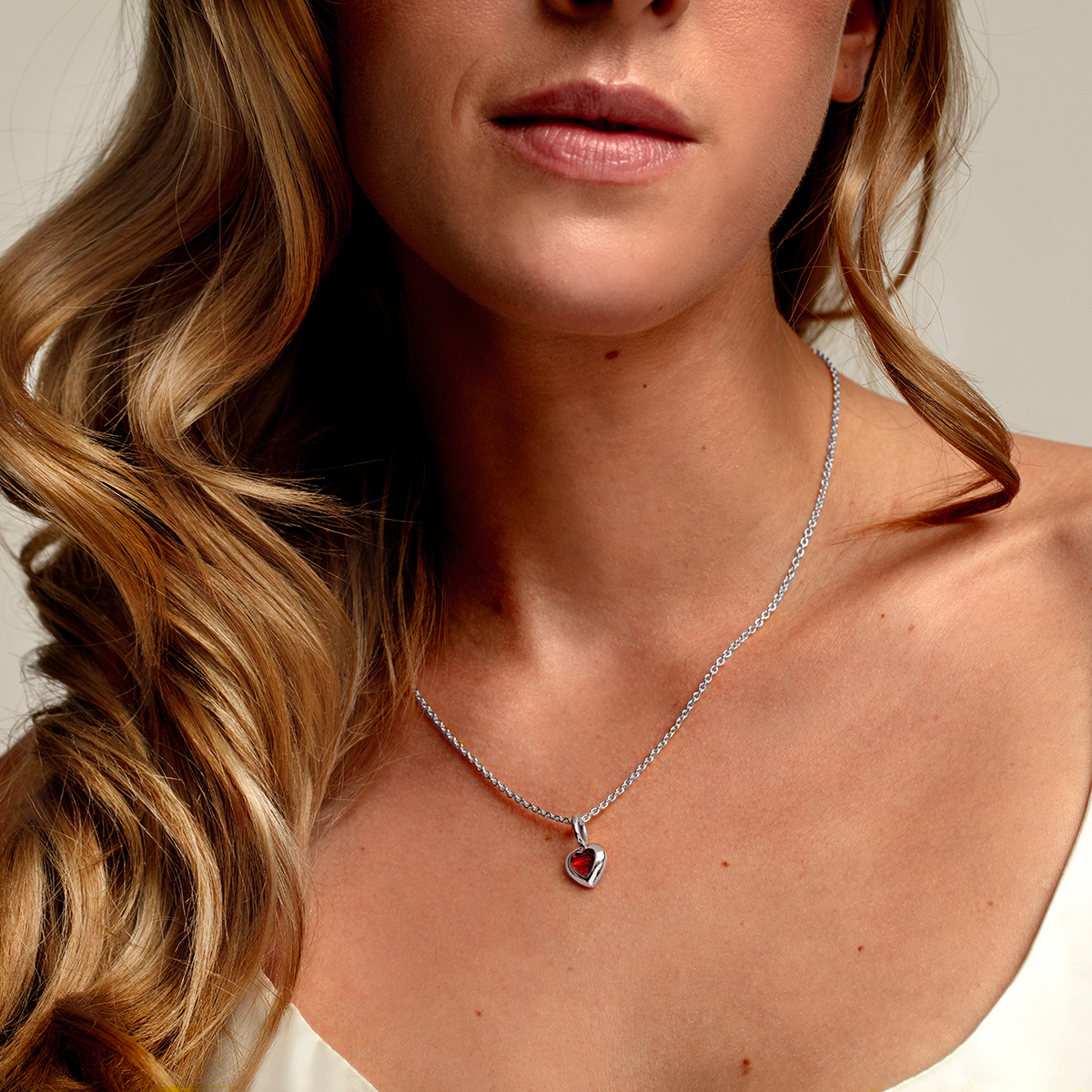 Personalised Silver Little Heart Ashes Necklace Engravers Guild