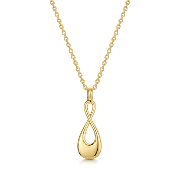 Infinity Urn Necklace - Gold