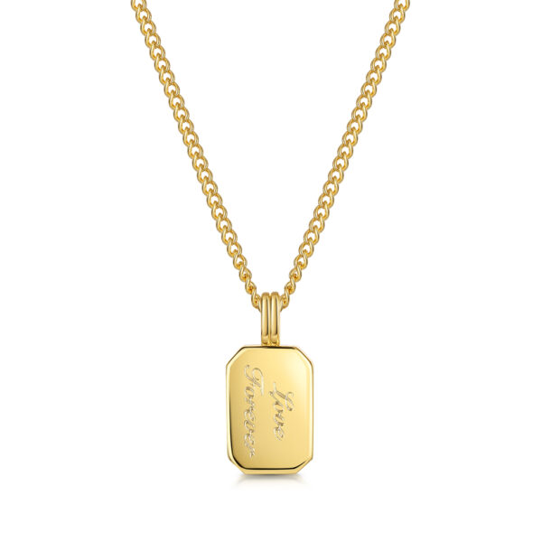 Ingot Urn Necklace - Gold