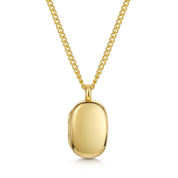 DCLK 002706-YGP - Small Dog Tag Plain - Gold