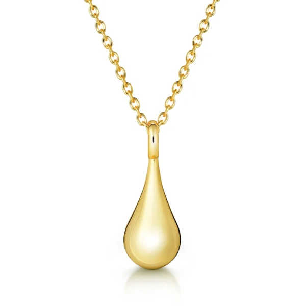 Droplet Urn Pendant - Gold