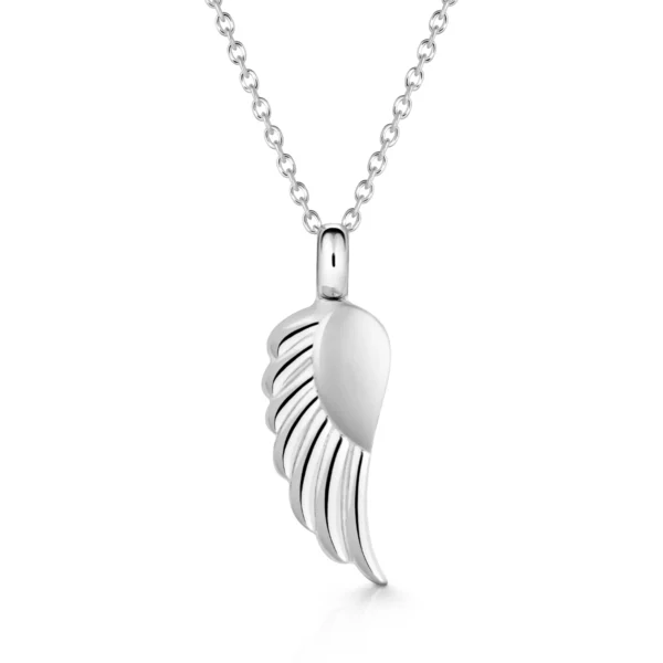 Angel Wing Urn - Silver