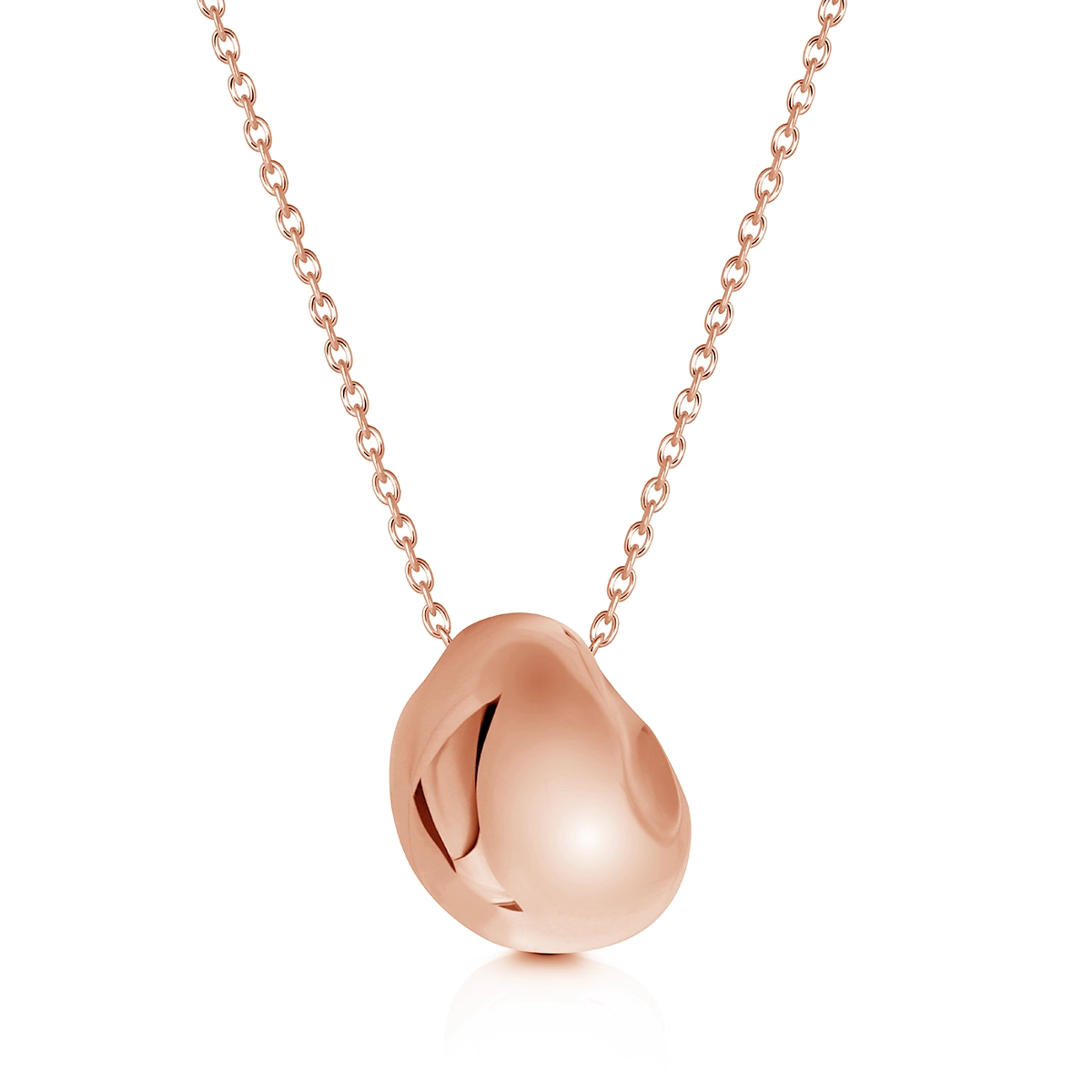 Organic Pebble Urn - Rose Gold