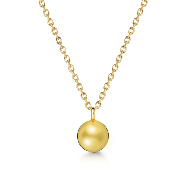 Sphere Urn Pendant - Gold