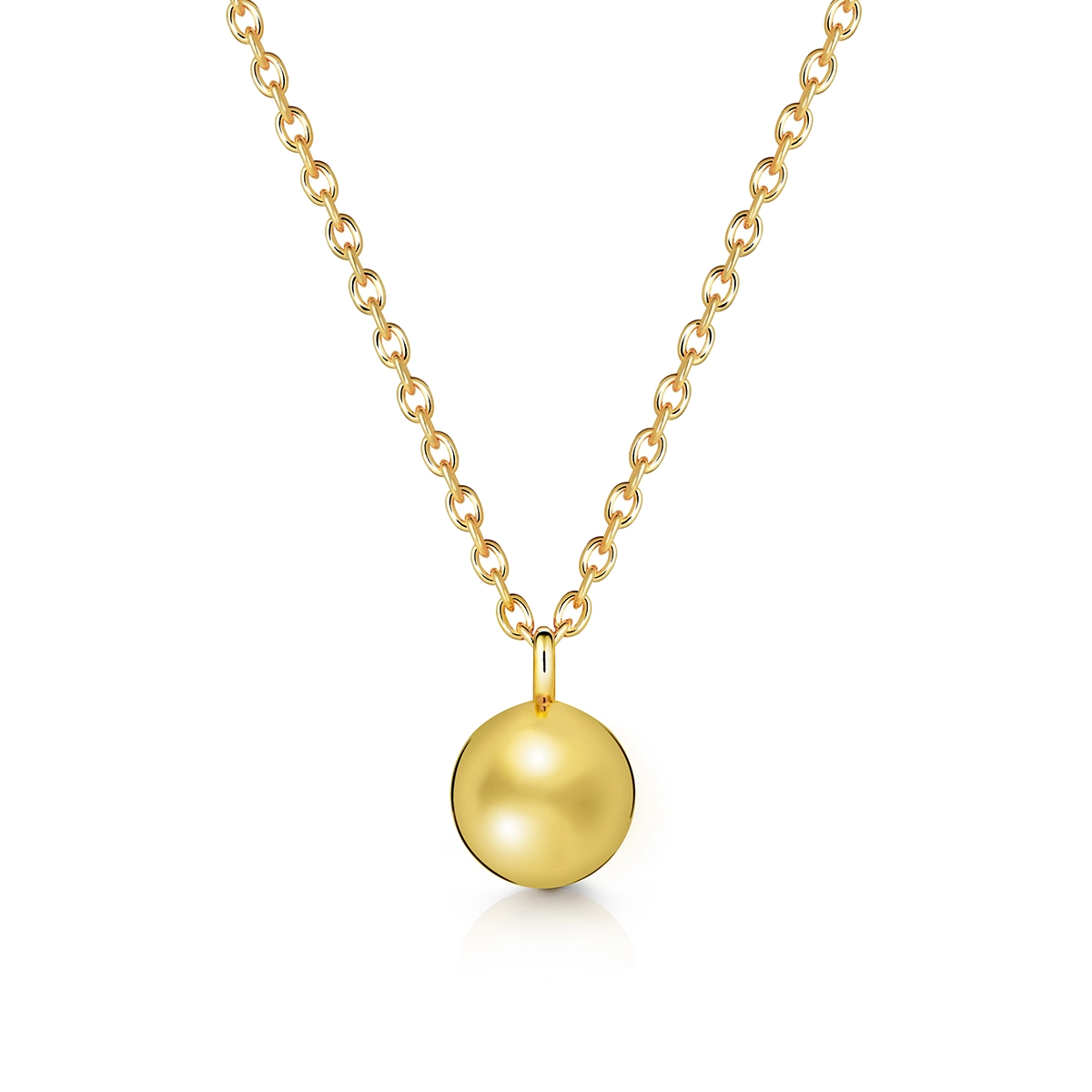 Sphere Urn Pendant - Gold