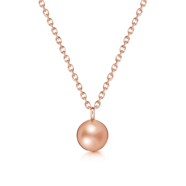 Sphere Urn Pendant - Rose Gold