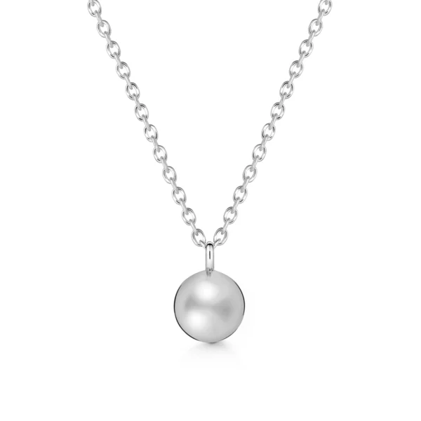 Sphere Urn Pendant - Silver