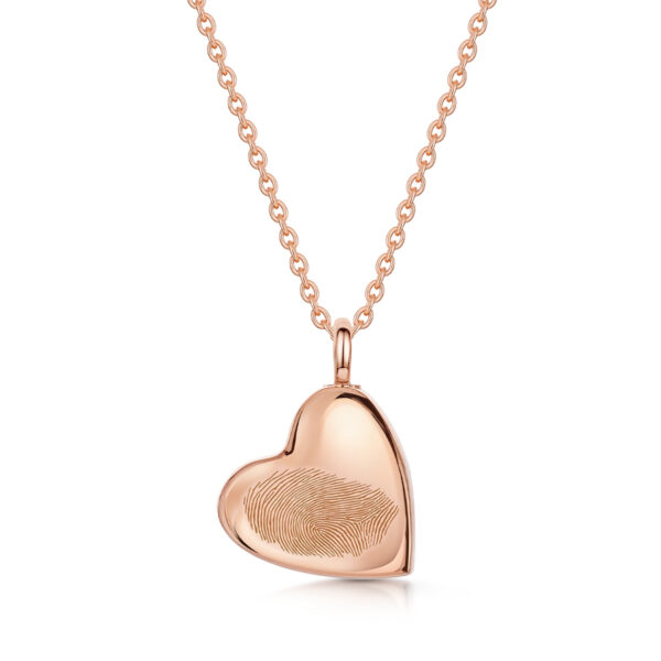FingerprintDropHeartUrnNecklace